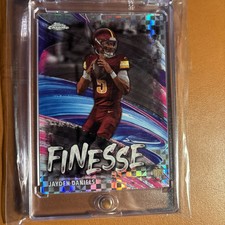 2024 Topps Chrome Jayden Daniels Rookie Finesse X-Fractor Insert - Commanders