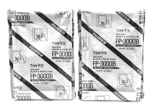 Rare[Unused] FujiFilm FP-3000B FP 3000B Instant BW Black & White FILM From JAPAN - Picture 9 of 24