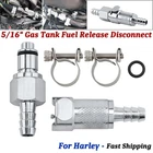 5/16" Gas Tank Fuel Line Hose Quick Release Disconnect Coupling For Harley
