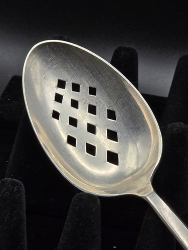 Handtuch Sterlingsilber geschlitzt Servierlöffel 8,5" 73g Mid Century Modern Besteck - Bild 8 von 18