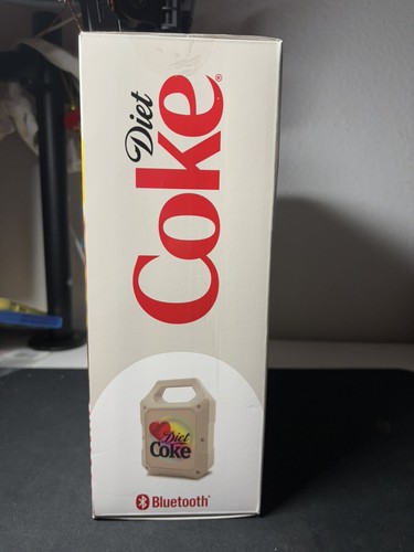 Diet Coke Coca Cola Mini Party Wireless Bluetooth Speaker Red/White - New - Picture 4 of 7