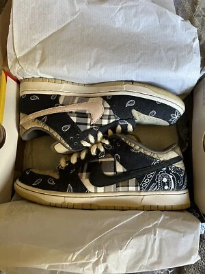 Size UK 9.5 - Nike Dunk SB Low PRM QS Travis Scott Cactus Jack