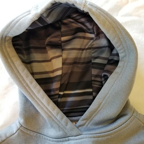 Under Armour Hoodie Sweatshirt Size Youth Medium Unisex Kids Gray - Picture 6 of 7