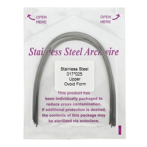 Orthodontic Arch Wire Niti Stainless Steel Round Rectangular Ovoid Natural Form - Picture 104 of 111