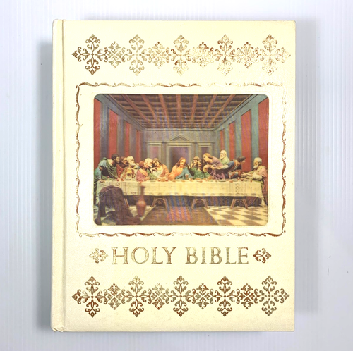 The Holy Bible King James Version 1976 Hologram Last Supper VINTAGE RARE VGC - Picture 2 of 10
