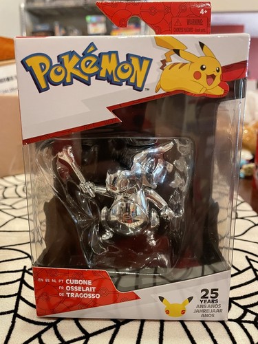 Pokemon 25th Anniversary Silver Cubone Series 1 Figur - Bild 1 von 2