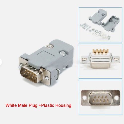 DB9 9Way D-SUB Connector Female/Male Plug Socket Metal/Plastic Shell Solder Type - Picture 15 of 31