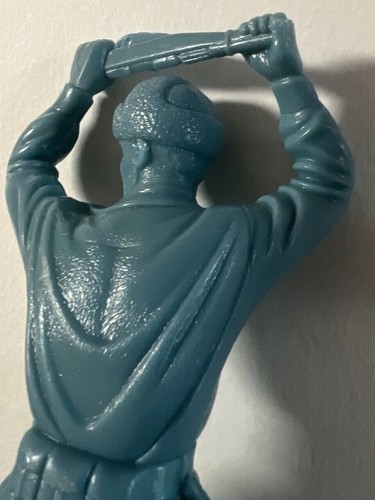 2 Vintage Blue Marx Toy Soldiers Army WWII Soviet Russia USSR - Picture 8 of 11