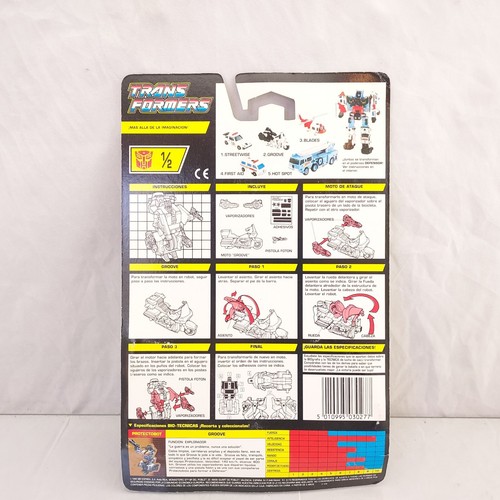 1990 Transformers G1 Groove Motorcycle Autobot Protectobots Defensor Hasbro - Picture 4 of 5