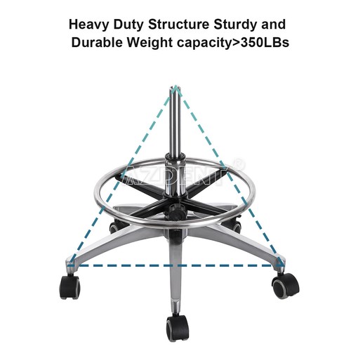 Dental Mobile Medical Tool Cart Trolley 3 Layers with Built-in Socket / Stool - Picture 16 of 48