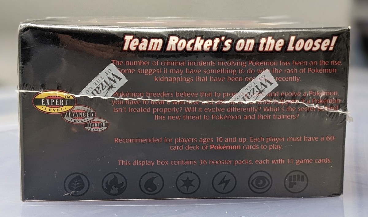 ポケモンカード　TEAM Rocket 1st Edition 英語版 Pokemon TCG Team Rocket 1st Edition - WOTC - 20.9g - Vintage