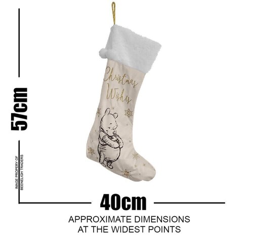 Disney Christmas Stocking WINNIE THE POOH Licenced Disney Product Brand New - Picture 3 of 7