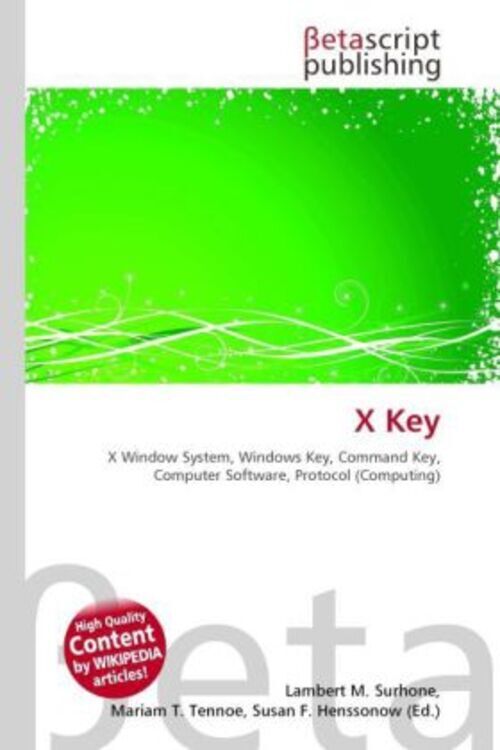 X Key Lambert M. Surhone (u. A.) Taschenbuch Englisch Betascript