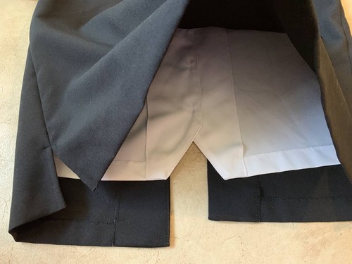 Vintage Millers Top fits Sz 8 Embroidery On Black White Collar Buttoned Blazer - Picture 5 of 11