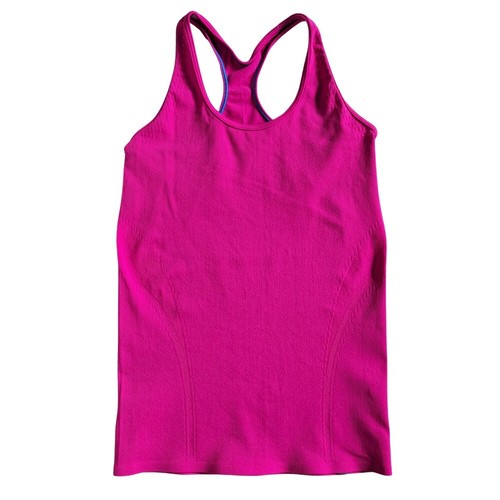 IVIVVA by LULULEMON Girls hot pink magenta KeepUrCool racerback tank top 12