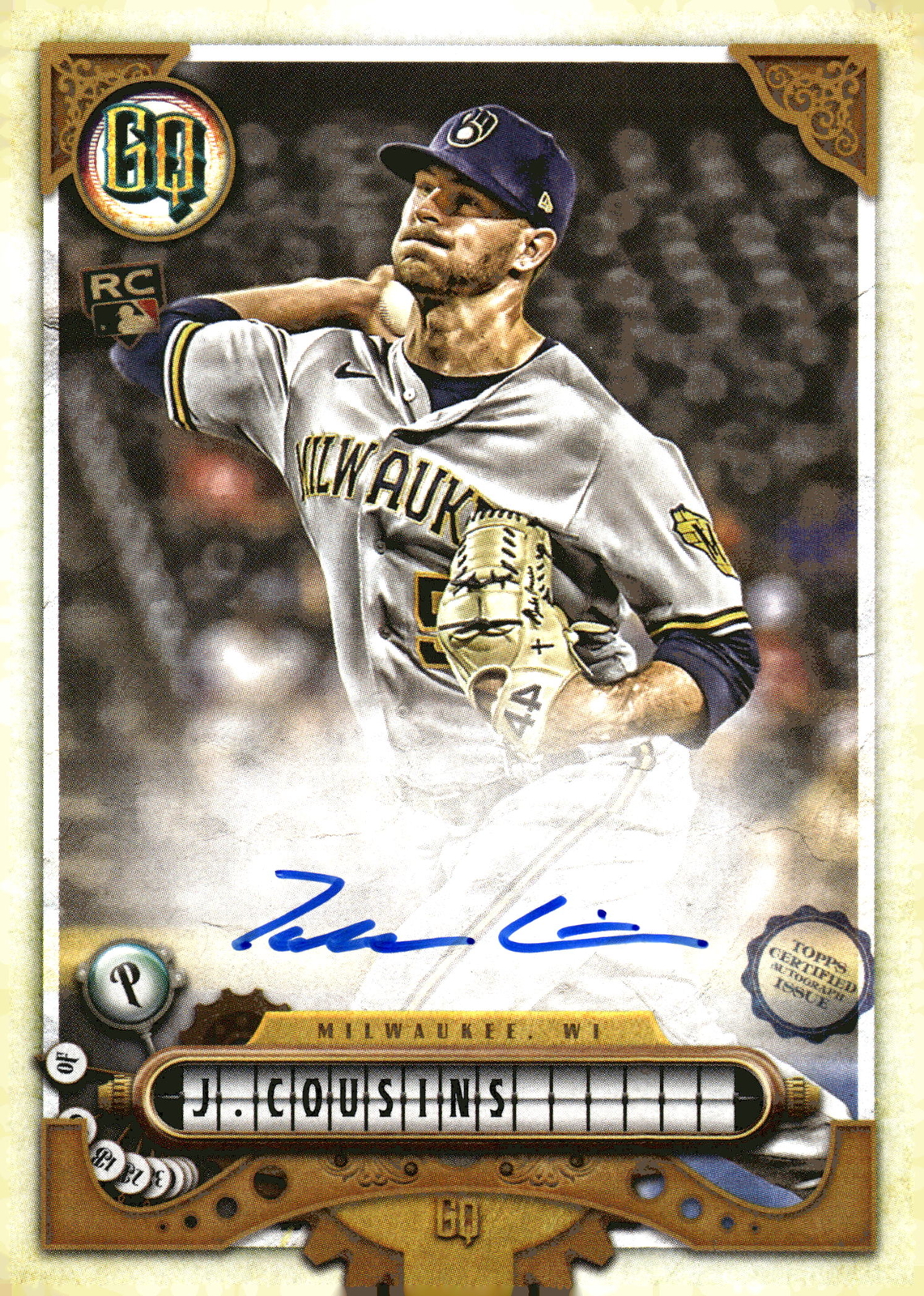 2022 Topps Gypsy Queen #GQA-JCO Jake Cousins GQ Autographs