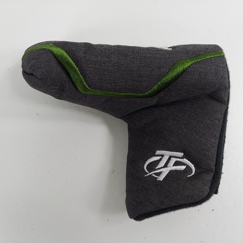 Top Flite GAMER Blade Putter Golf Club Headcover Cover Grey Green - Picture 2 of 4
