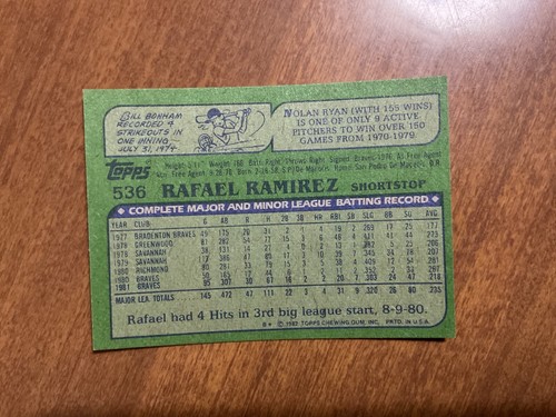 1982 Topps Baseball Cards #381 to #700 U Pick FREE SHIPPING UPDATED AUGUST 2025 - Picture 229 of 490