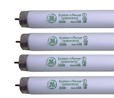 (4-Pack) GE 25612 F32T8/SPX35/ECO T8 32 Watt 3500K 4ft Fluorescent Lamp