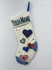 HEAVENLY HEARTS. Aunt Joys Personalized Christmas Stockings.