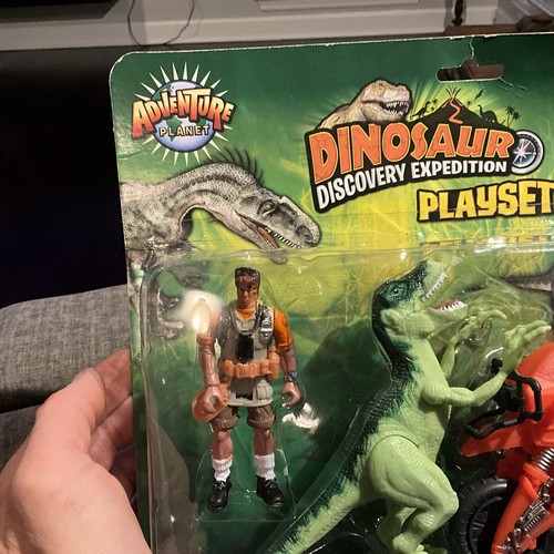 Adventure Planet Dinosaur Discovery Expedition Juego Hombre, Dino, Motocicleta - Imagen 2 de 15