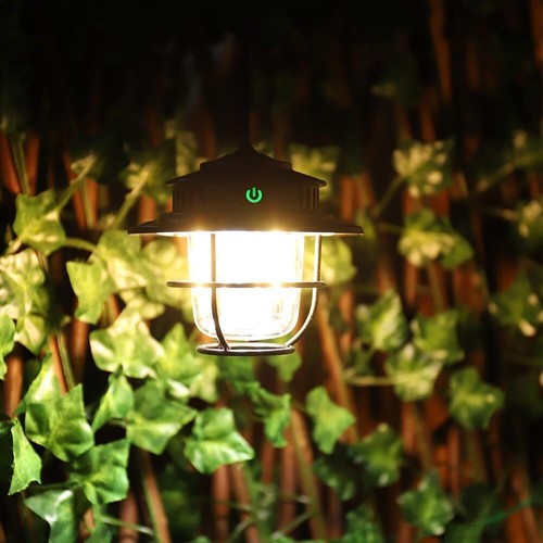 LED Campingleuchte Outdoor Camping Lampe Akku Zelt Licht USB Aufladbar Laterne - Bild 13 von 14