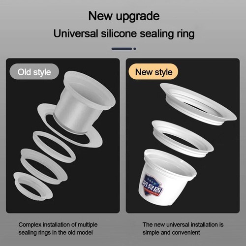 Plastic Squatting Pit Smell Stopper Anti-blocking Cover  Bathroom Squat Toilet - Picture 3 of 11