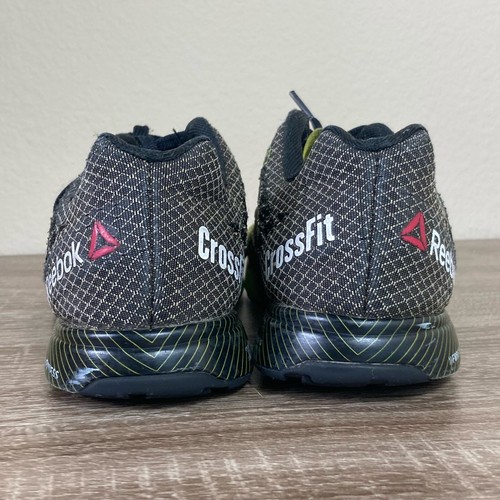 Reebok Crossfit Shoes Athletic Mens Size 7 Adult Training Sneakers Green Black - Picture 7 of 10