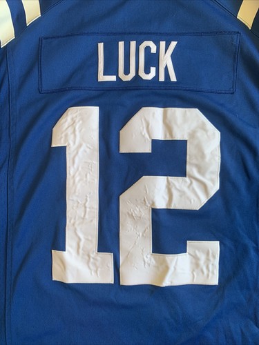 Nike Authentic NFL Indianapolis Colts Andrew Luck Stitched On Field XL Trikot - Bild 11 von 11