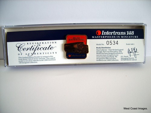Intertrans 148 M.A.N. model truck / Brady Distribution... - Picture 8 of 10