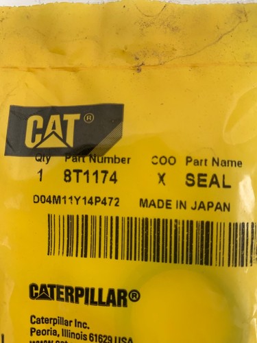 CATERPILLAR SEAL 8T1174 NEW - Picture 2 of 5