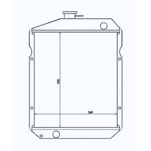 Radiator Fits John Deere 850 900 CH19293 Yanmar YM3000 YM3110 YM2500 122250-4450 - Picture 2 of 9
