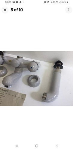 Badewannenarmatur Hansgrohe Axor Uno Duo Manhattan weiß, Wannenarmatur weiß - Bild 4 von 7