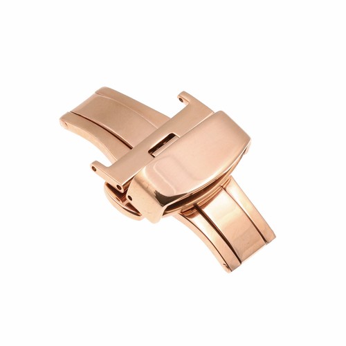 StrapsCo Butterfly Deployant Deployment Clasp Watch Band Strap Buckle - Picture 8 of 11