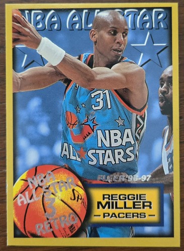 Assorted Reggie Miller NBA Cards HOF (You Pick) Base, Inserts Indiana Pacers - Picture 31 of 40