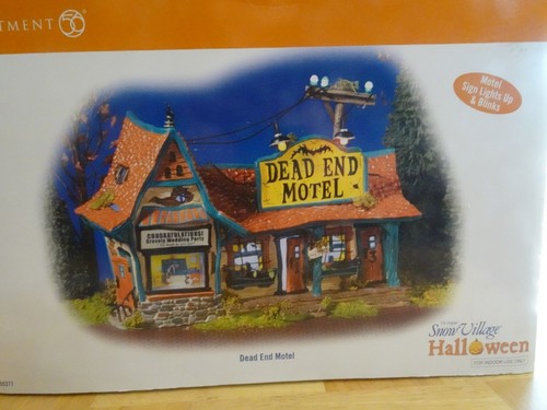 DEPT 56 SV Halloween Dead End Motel 55377 2004 EUC funktioniert! - Bild 13 von 17