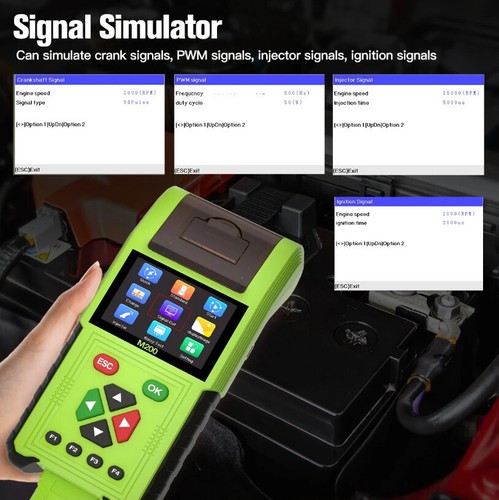 JDiagM200 Motorcycle Scanner Diagnostic MotoOBD2 Scanner Fault DataCode Reade - Zdjęcie 7 z 12