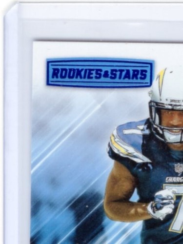 2017 Rookies & Stars Mike Williams True Blue Rookie Card #04/49 - Imagen 2 de 5