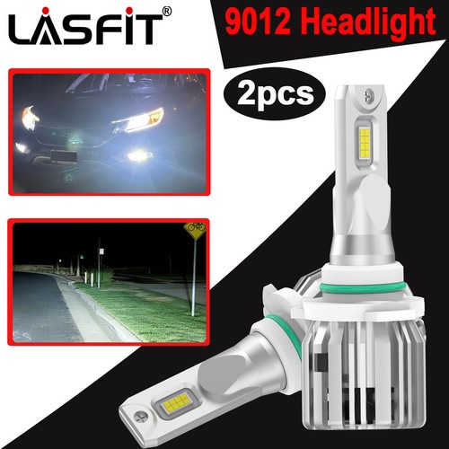2x LASFIT 9012 HIR2 LED Headlight Bulbs Conversion Kits 6000K Hi Low Beam Bulb - Picture 17 of 24