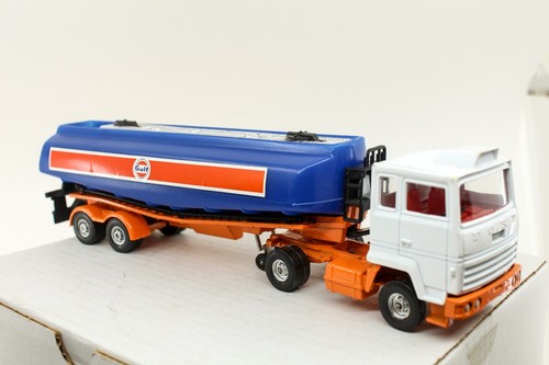 Corgi Major #1160 Ford Tilt Cab Gulf Petrol Tanker 1976 EX 10 1/2" - Picture 9 of 13