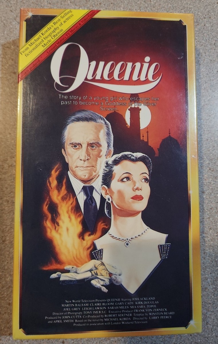 Queenie (1987) VHS - Mia Sara, Kirk Douglas - TV Mini Series Queenie (1987) VHS - Mia Sara, Kirk Douglas - TV Mini Series