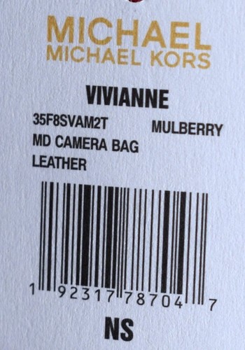 Michael Kors Damen Umhängetasche Tasche Leder VIVIANNE MD CAMERA BAG mulberry - Bild 5 von 5