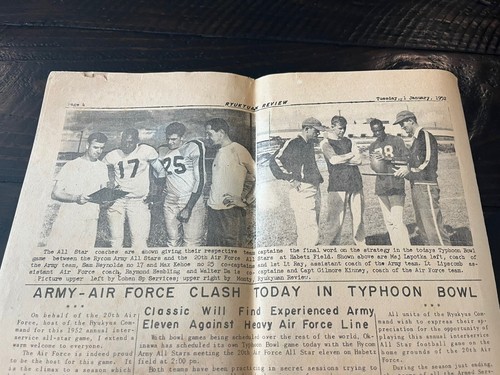 Okinawa Military Newspaper 1 Jan 1952 Ryukyuan Review Army, Air Force Navy News - Picture 7 of 8