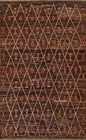 Modern Handmade Luxury Hand-Knotted Moroccan Wool Area Rugs Living Room 7x10 ft
