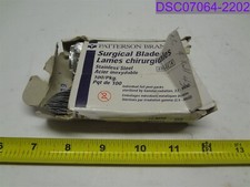 Qty= 1 Box of 100: Patterson Surgical Blades Stainless Steel 07-089-5144