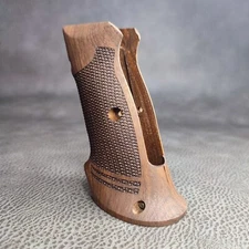 CZ 75 85 B Target Grips SET Professional NEW TURKISH WALNUT WOOD GRIPS Engraved