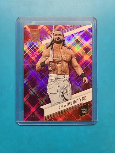 2023 PANINI DONRUSS ELITE WWE DREW McINTYRE #30 PURPLE PARALLEL /99 RAW - Picture 10 of 10