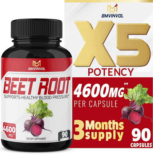 Beet Root Capsules - 4600Mg Herbal Equivalent - 11In1 Powerful Blend of Olive... - Picture 12 of 12