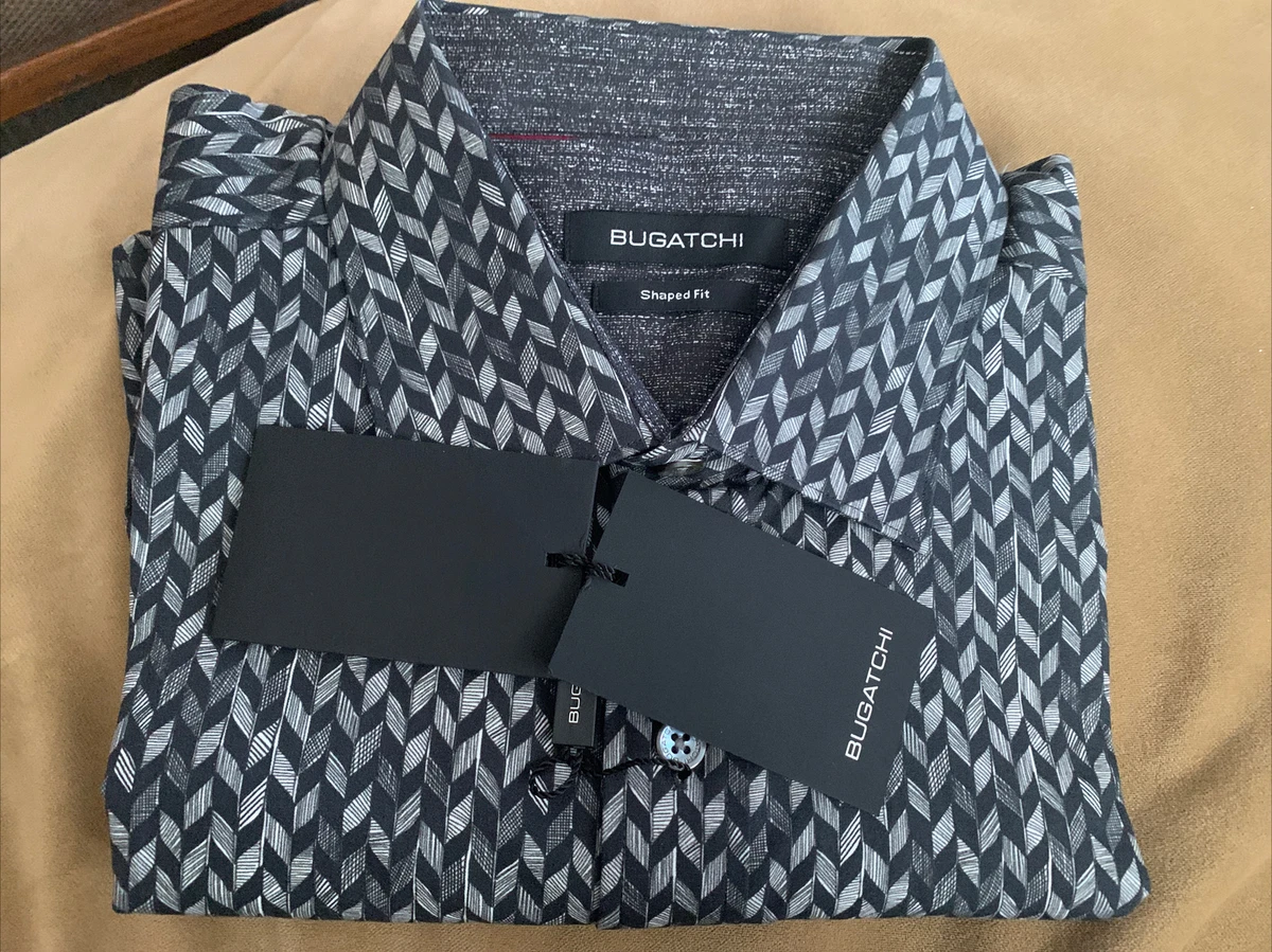 Bugatchi top black shirt