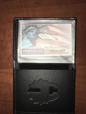 Fire Department Firefighter Perfect Fit Badge Wallet Style 104 Cut 129